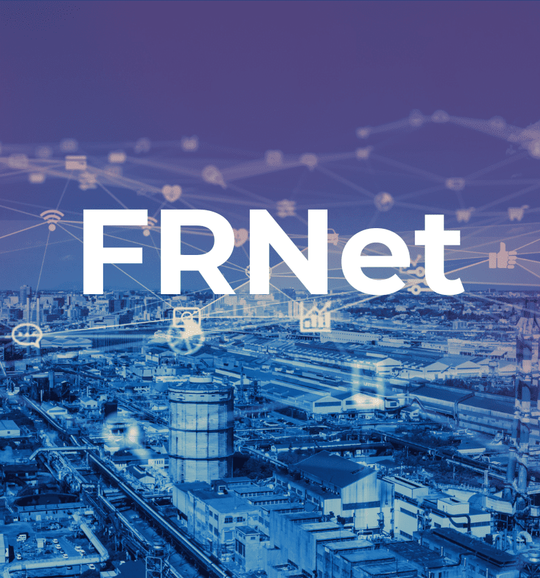 Rede de automação industrial, integração de fábricas, tecnologia IoT, comunicação industrial, controle de processos industriais, automação de fábricas, Indústria 4.0, sistemas de automação, rede FRNet, inovação tecnológica na indústria.