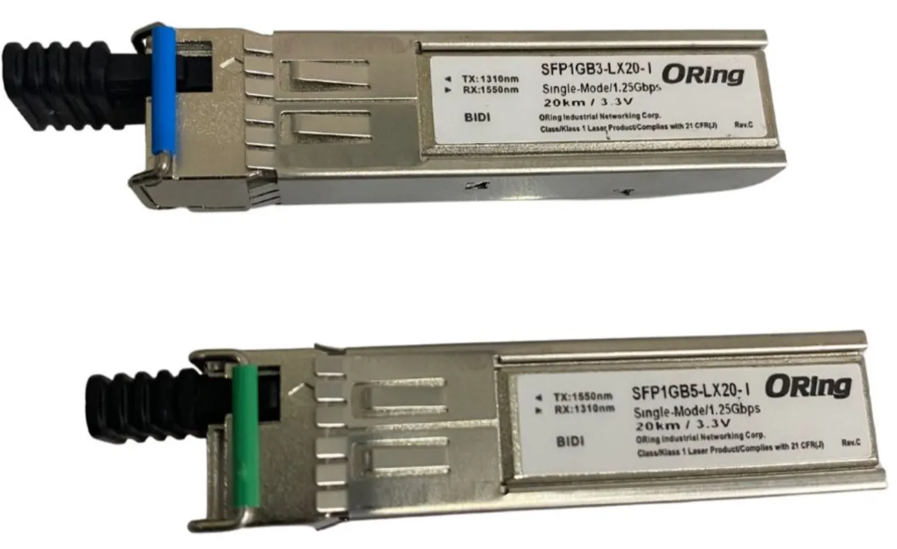 SFP para redes industriais, componentes essenciais para automação industrial e comunicação de alta velocidade.