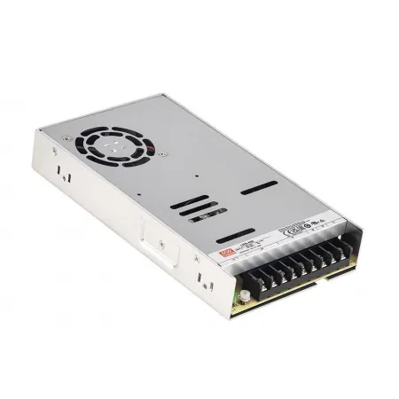 Fonte de energia para automação industrial com design compacto e alto desempenho, ideal para sistemas de controle e automação em ambientes industriais.