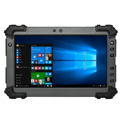 Rugged industrial tablet used for automation and control in manufacturing environments.