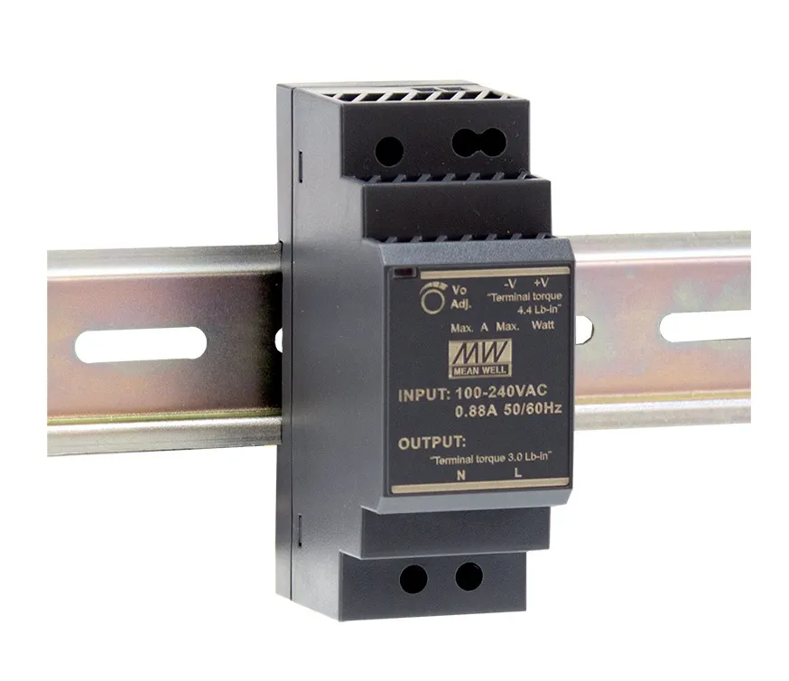 Fonte 12V para Trilho Meanwell 1 Fonte 12V para Trilho DIN da Meanwell