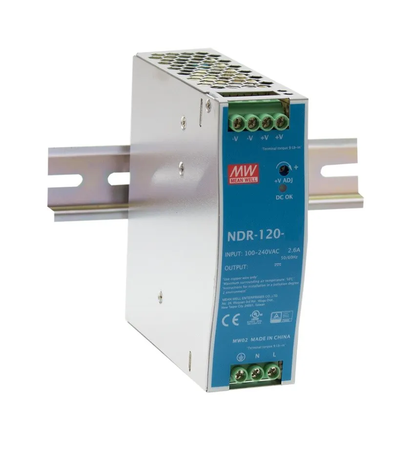 Fonte 12V para Trilho Meanwell 4 Fonte 12V para Trilho DIN da Meanwell
