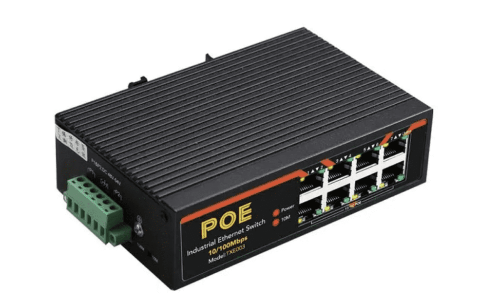 O que é power schedule function ou Switches PoE? 3 TXE003 - SWITCH ETHERNET NÃO GERENCIÁVEL 8x 10/100Mbps, POE IEEE 802.3af/at, TRILHO DIN