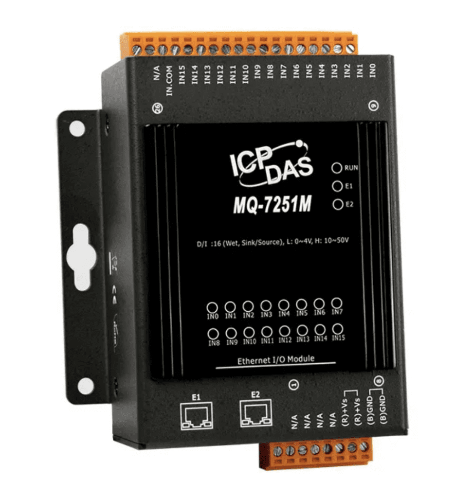 MQ-7251M - Módulo Ethernet MQTT, MODBUS TCP, 16 Entradas Digital