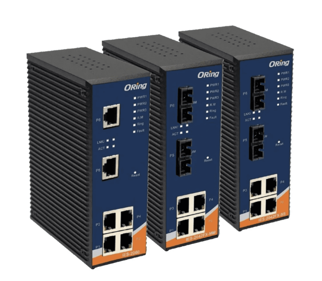 IES-2042FX-MM-SC - Switch Industrial Gerenciável 6 Portas