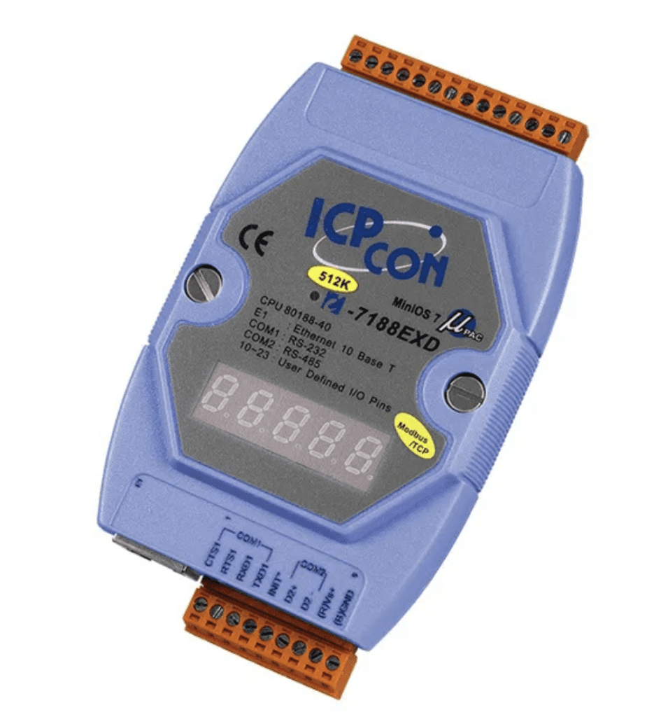 A Evolução da Automação Industrial Dos PLCs aos Sistemas Inteligentes 2 LR-7188EXD-MTCP - Controlador Programável C e Gateway Modbus TCP/RTU, 1x 10-Base-T, 1x RS-232, 1x RS-485, Slot Expansão, Com Display