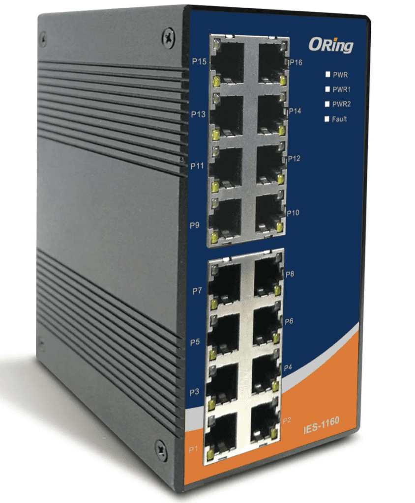 Switch Gerenciável e Não-Gerenciável 2 IES 1160 Switch Ethernet Industrial Nao Gerenciavel 16 Portas 10100BasetX