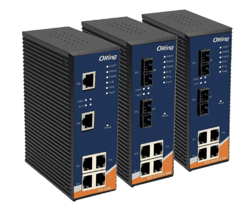 Switch Gerenciável e Não-Gerenciável 1 IES 2042FX MM SC Switch Industrial Gerenciavel 6 Portas
