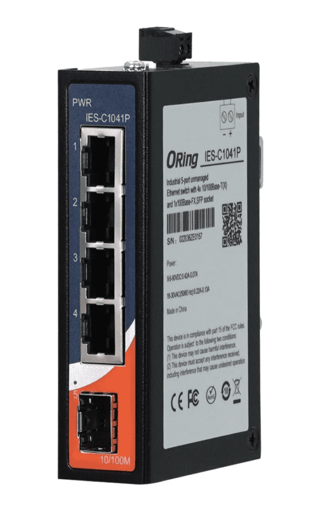 Switch Gerenciável e Não-Gerenciável 3 IES C1041P Switch Ethernet Industrial nao Gerenciavel 5 Portas