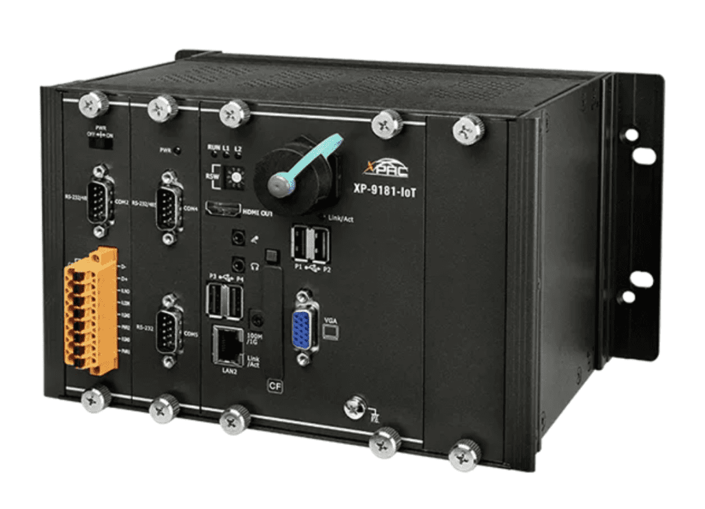 Instrumentação para Indústria 2 XP 9181 IoT PAC padrao metalico de 1 slot com CPU E3845 e Windows 10 IoT