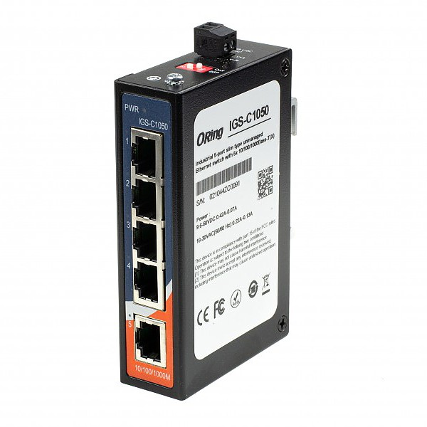 Modelos de Switches Industriais de 5 Portas 2 switch industrial de 5 portas da Oring Networking