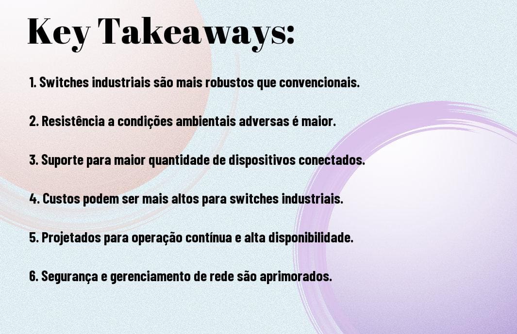diferencas entre switches industriais e convencionais uhk