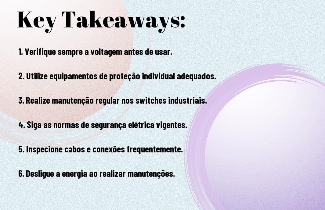 seguranca eletrica ao usar switches industriais njq