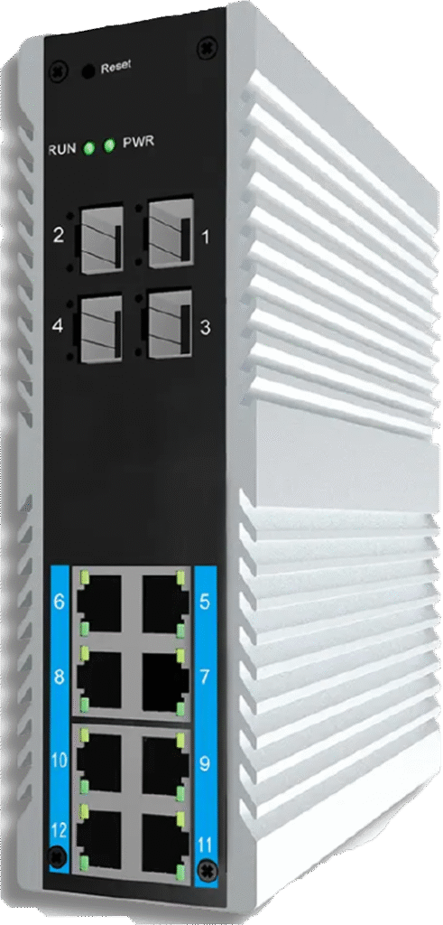 Controle de automação industrial com dispositivos de E/S para automação de máquinas e processos industriais.