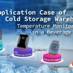 Sistema de automação para armazenamento de gelo em armazém industrial, incluindo sensores de temperatura, controladores remotos e monitoramento em tempo real.
