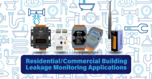 Dispositivo de automação industrial para monitoramento de vazamentos em edifícios residenciais e comerciais, garantindo segurança e eficiência na gestão de recursos.