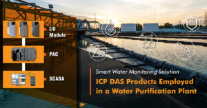 Monitoramento de Água com Produtos ICP DAS em Indústria de Purificação.