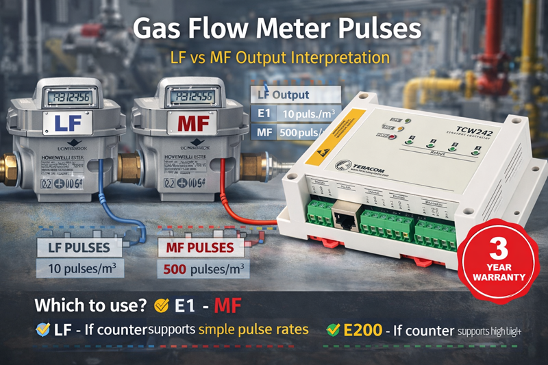 Home gas flow meters